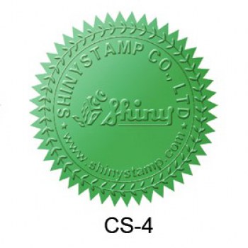 Лейбл для рельефной печати Shiny CS-4 (зеленый)