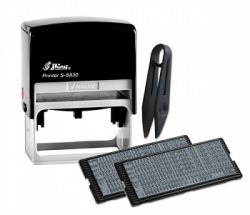 Штамп самонаборный 8-ми строчный Shiny S-8830